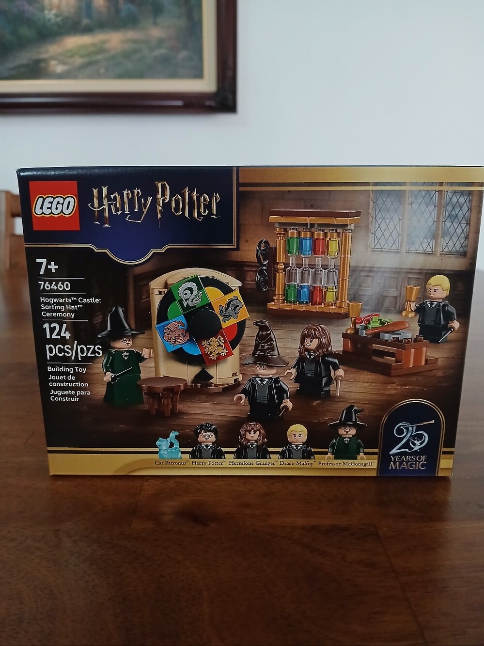 LEGO Harry Potter Sorting Hat Ceremony W/Multicolor Wheel NWT Ages 7+ 124 PCS